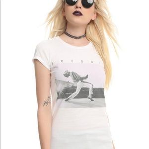 Queen Freddie Mercury Wembley '86 Girls T-Shirt